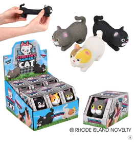 Rhode Island Novelty Novelty Stretchy Squish Cat (Colors Vary; Sold Individually)