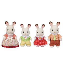 Calico Critters Calico Critters Chocolate Rabbit Family