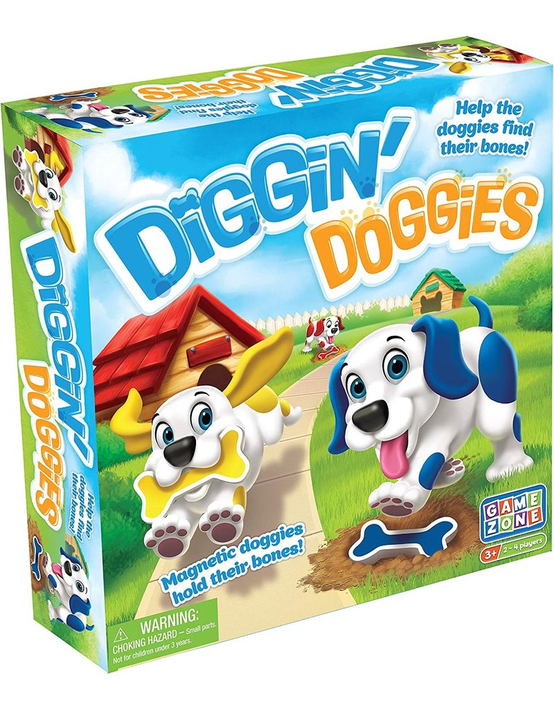 Game Zone Game Diggin' Doggies (Ages 3+, 2-4  Players)
