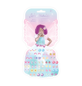 Creative Education (Great Pretenders) Jewelry Butterfly Fairy Azaria Sticker Earrings