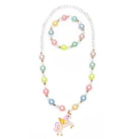 Creative Education (Great Pretenders) Jewelry Happy-Go-Unicorn Necklace & Bracelet Set