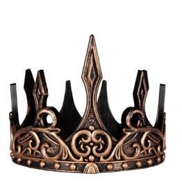 Creative Education (Great Pretenders) Costume Accessories Medieval Crown, Gold/Black