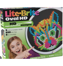 Basic Fun Inc. Craft Kit Lite Brite Oval HD