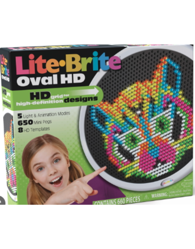Basic Fun Inc. Craft Kit Lite Brite Oval HD