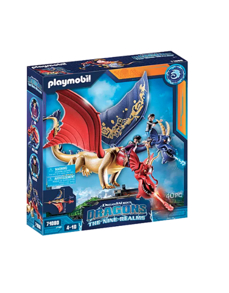 Playmobil Playmobil DreamWorks Dragons the nine realms Wu & Wei with Jun