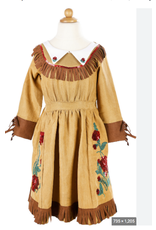 Creative Education (Great Pretenders) Costume Wild West Annie Dress (Size 5 - 6  )