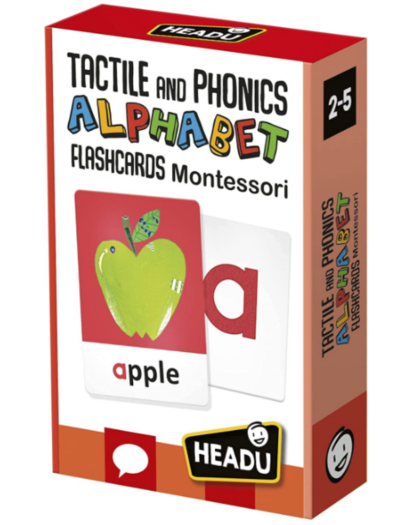 Headu Educational Headu: Flashcards Tactile and Phonics Alphabet Montessori