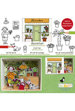 Fridolin Craft Kit Matchbox Card - Flower Shop