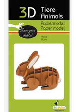Fridolin Craft 3D Paper Model Hase Hare