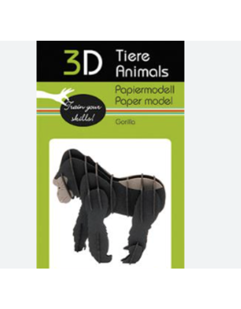 Fridolin Craft 3D Paper Gorilla
