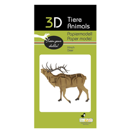 Fridolin Craft 3D Paper Model Deer