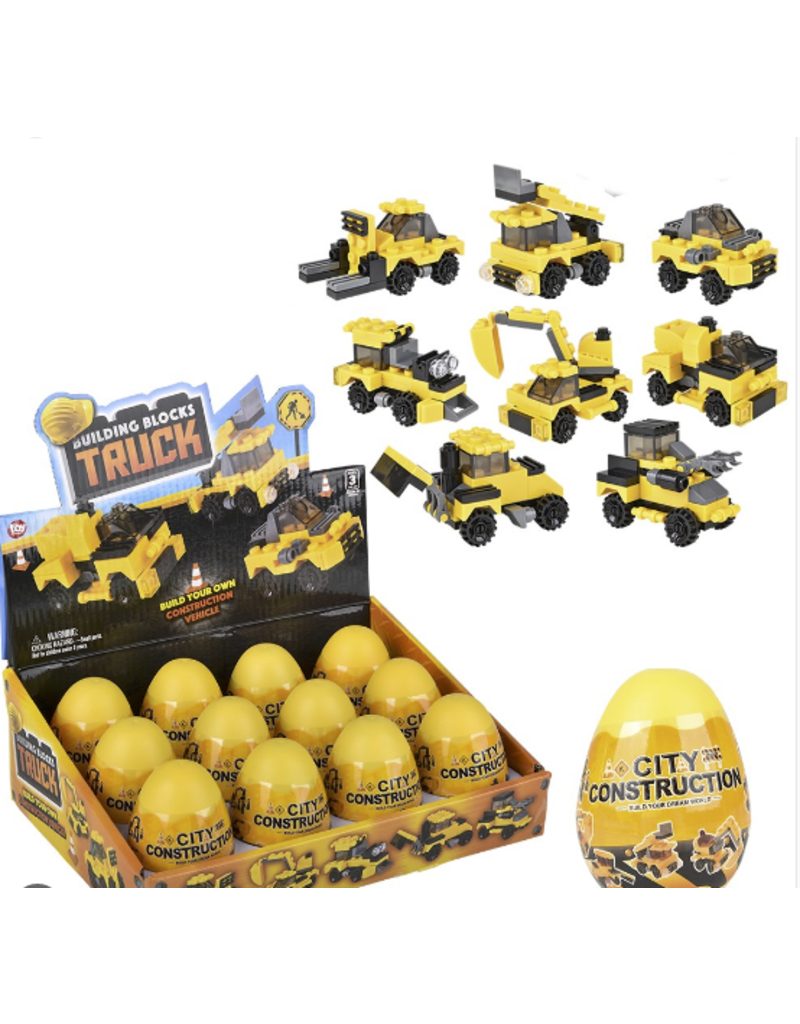 The toy network 3" Building Blocks Construction Truck ( Sold Individually) Pow Science LLC