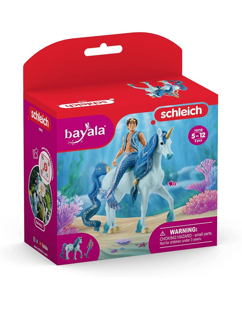 Schleich Schleich Bayala Mermaid Aryon on Unicorn