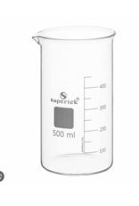 Supertek Scientific Scientific Labware Tall Form Graduated Beaker with Spout 800 ml