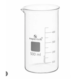 Supertek Scientific Scientific Labware Tall Form Graduated Beaker with Spout 800 ml