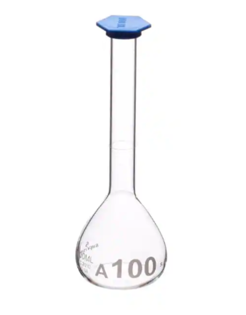 Supertek Scientific Volumetric Flask with Snap cap 250 ml Pow Science LLC