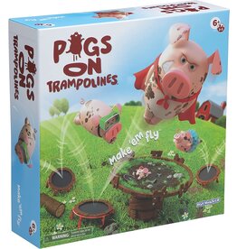 Play Monster Game Pigs on Trampolines