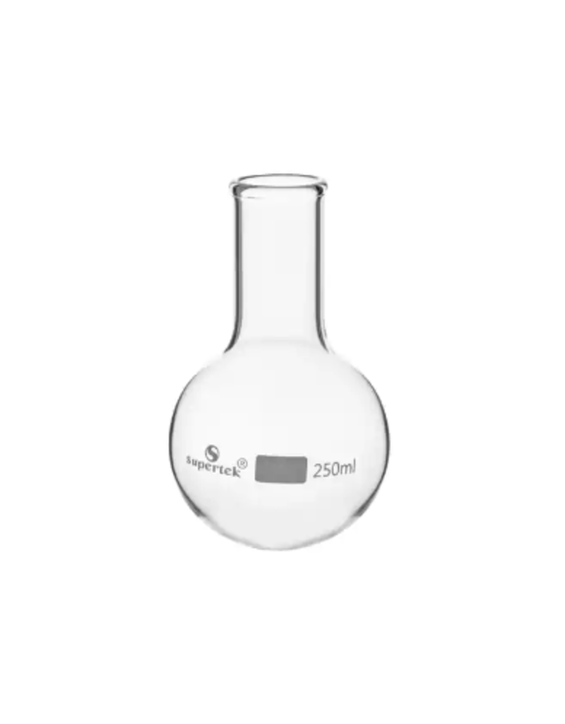 Supertek Scientific Scientific Labware Glass Round Bottom Flask 250 ml