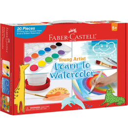 Faber-Castell Art Supplies Young Artist Learn to Watercolor Set