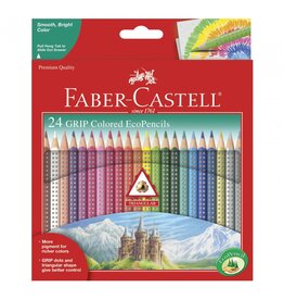 Faber-Castell Art Supplies Grip Colored EcoPencils (Pack of 24)