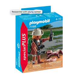 Playmobil Researcher with Young Caiman