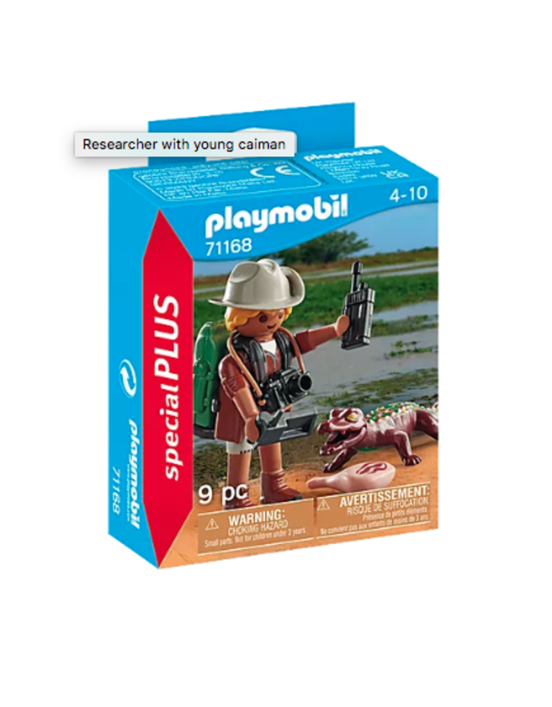 Playmobil Researcher with Young Caiman