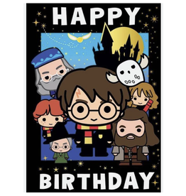 Playhouse Card - Harry Potter Chibi Foil Happy Birthday