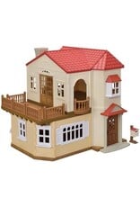 Calico Critters Calico Critters Red Roof Country Home with Secret Attic Playroom