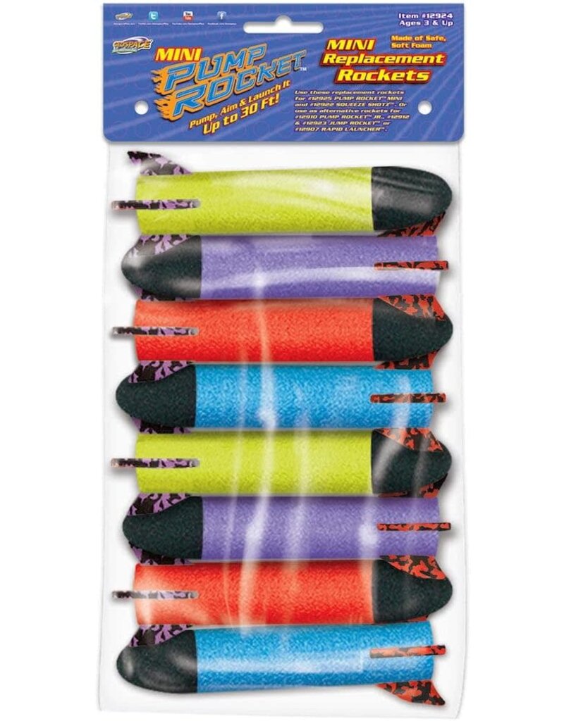 Geospace Outdoor Pump Rocket MINI Replacement Rockets (8-Pack)