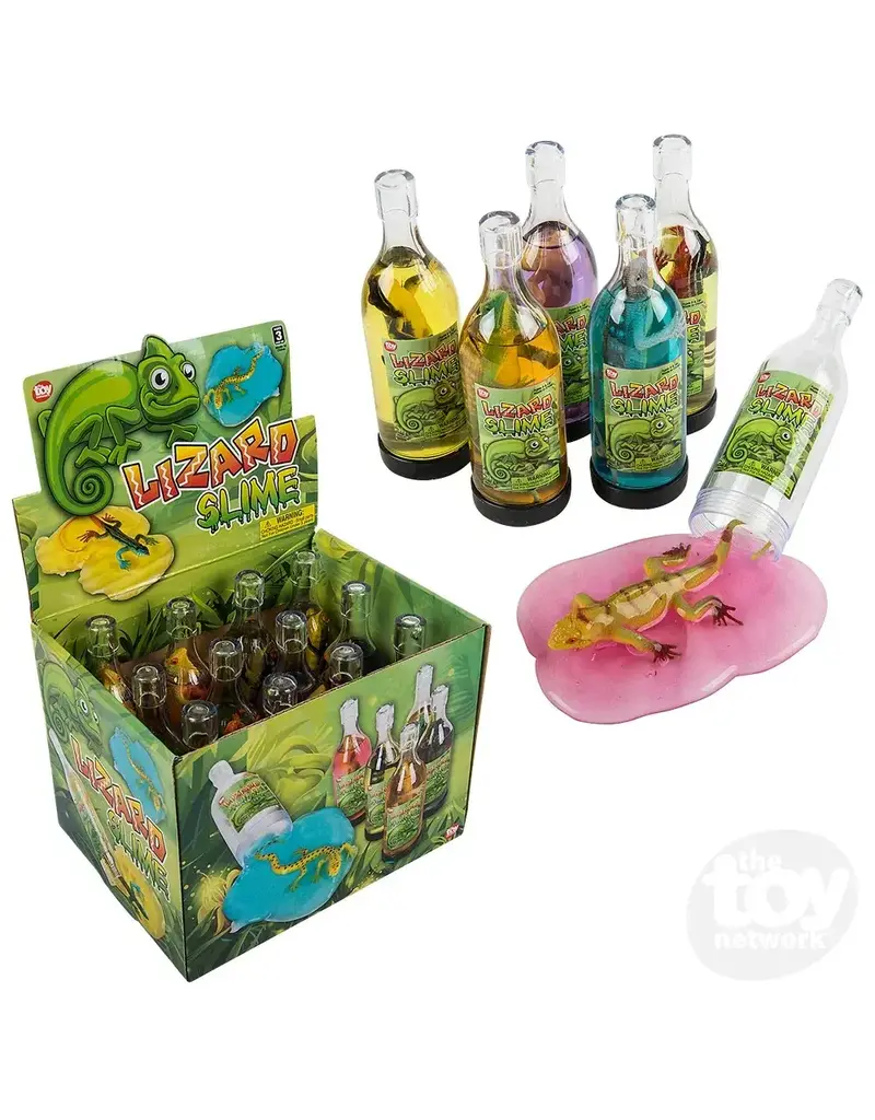 The toy network Lizard Slime Bottle (Assorted)