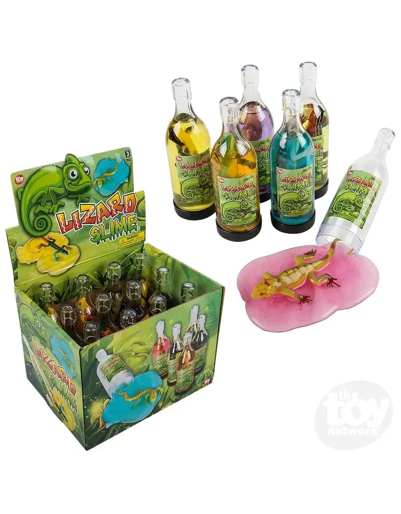 The toy network Slime - Lizard Bottle (Assorted; Sold Individually)