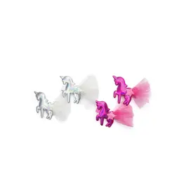 Creative Education (Great Pretenders) Costume Accessories Iridescent Unicorn Hairclips (Assorted Colors)