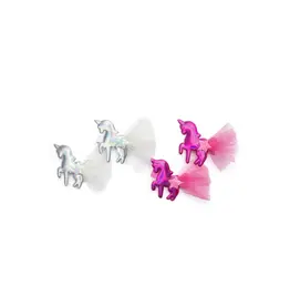 Creative Education (Great Pretenders) Iridescent Unicorn Hairclips (Assorted Colors)