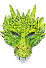 Creative Education (Great Pretenders) Costume Accessories Green Dragon Mask