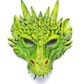 Creative Education (Great Pretenders) Costume Accessories Green Dragon Mask