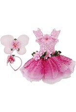 Creative Education (Great Pretenders) Costume Fairy Deluxe Dress Wings & Headband (Size 3-4)