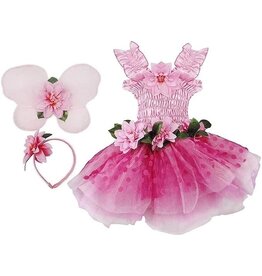 Creative Education (Great Pretenders) Costume Fairy Deluxe Dress Wings & Headband (Size 3-4)