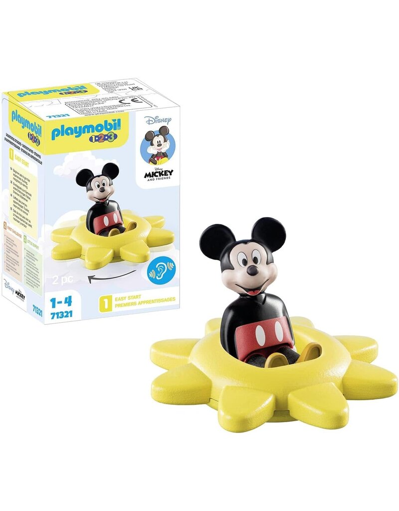 Playmobil Playmobil 1.2.3 & Disney: Mickey's Spinning Sun with Rattle Feature