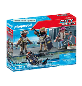 Playmobil Playmobil City Action Tactical Police Unit - Figure Set