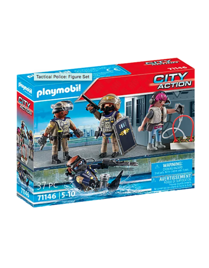 Playmobil Playmobil City Action Tactical Police Unit - Figure Set