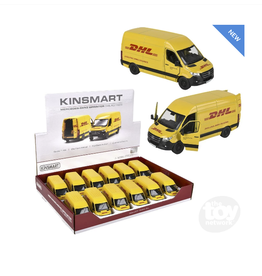 The toy network Die-cast Pull Back DHL Sprinter Van (5"; Sold Individually)