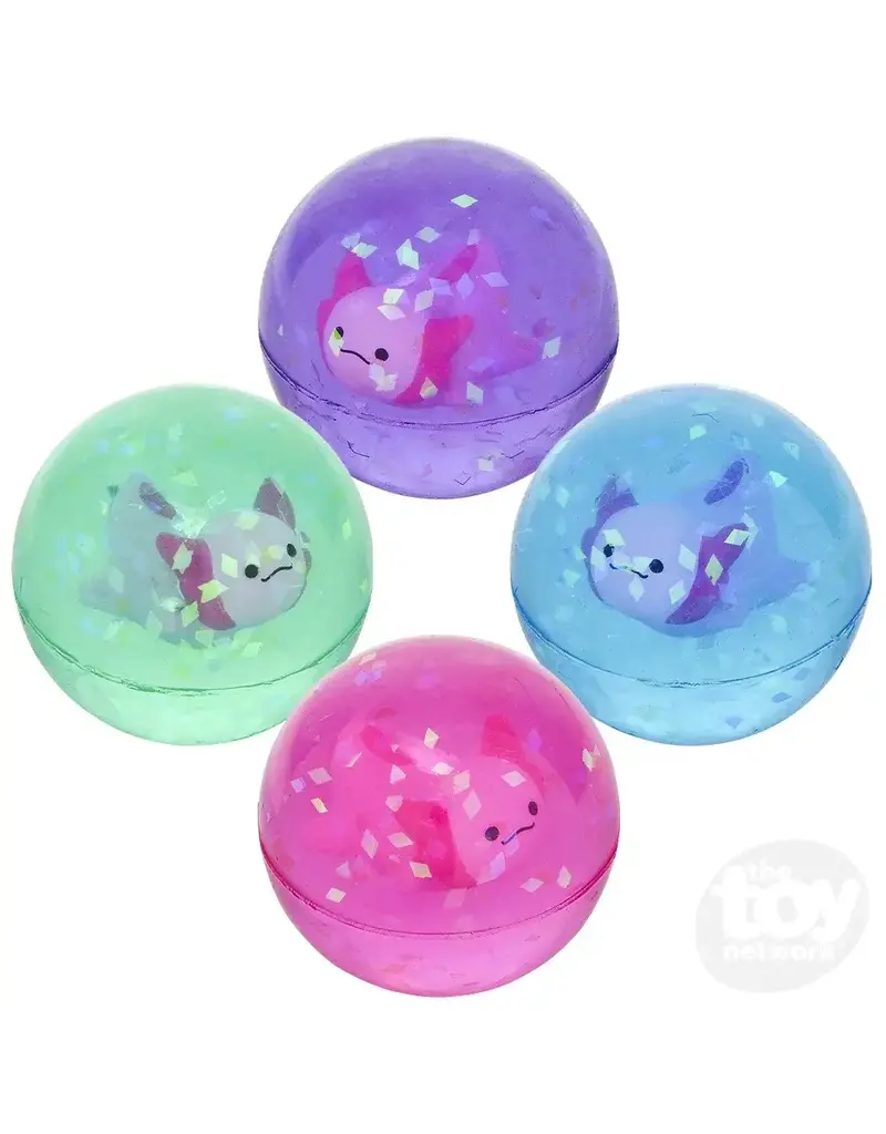 The toy network Novelty Axolotl Hi-Bounce Ball (1.75"; Assorted Colors; Sold Individually)