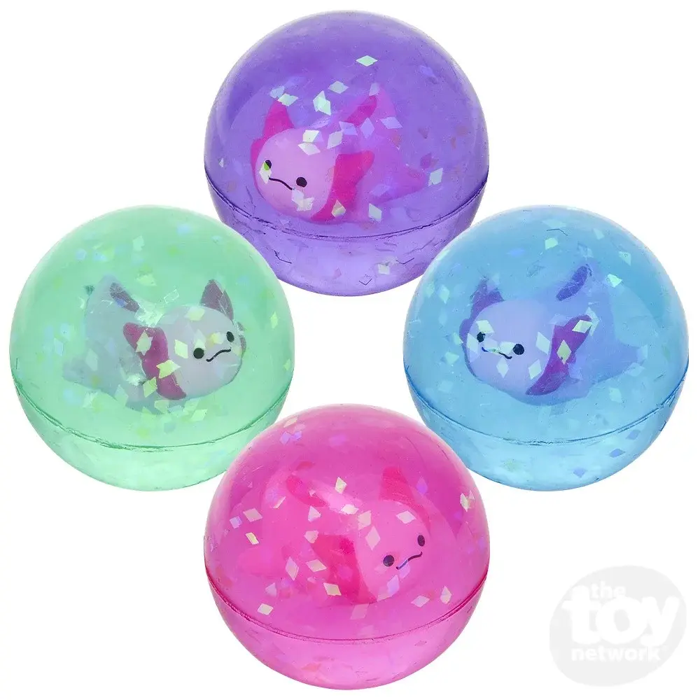 The toy network Squeezy Bead Axolotl (Colors Vary) - Pow Science LLC