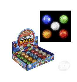 The toy network Light-Up Glitter Hi Bounce Ball