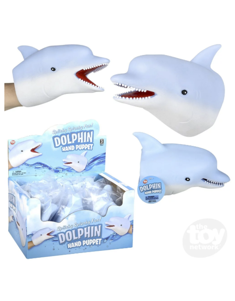 The toy network Novelty Dolphin Hand Puppet