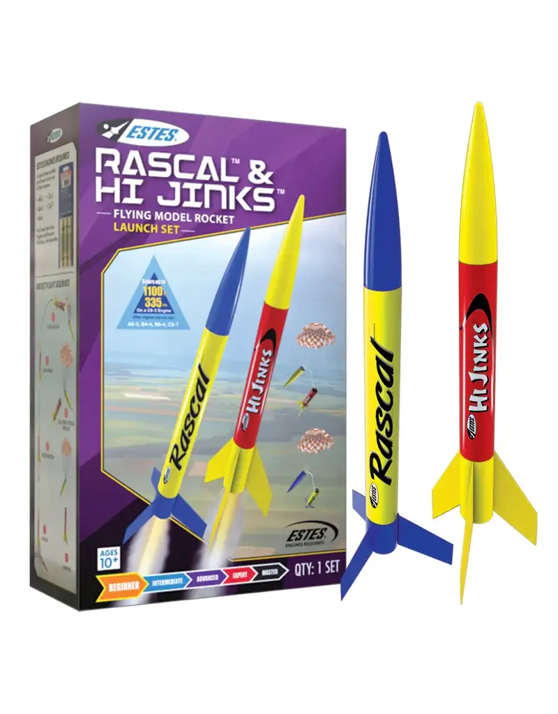 Estes Rockets Hobby Estes Model Rocket Rascal and Hi Jinks