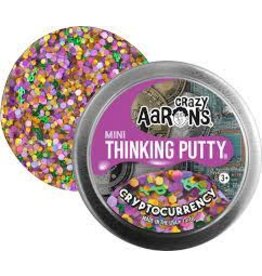 Crazy Aaron Putty Crazy Aaron's Thinking Putty - Mini Tin - Cryptocurrency