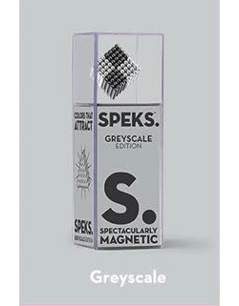 Retrospective Goods LLC. Magnetic Speks Duotone Greyscale (Grey)