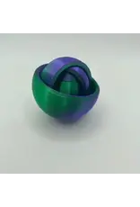Kahn Creations Gyroscope Fidget Spinner - Green Purple