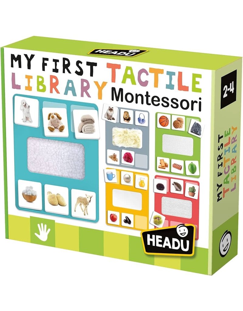 Headu Montessori My First Tactile Library